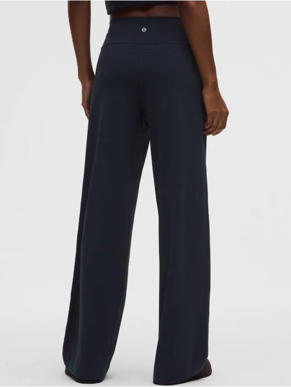 lululemon athletica Groove Wide-Leg High-Rise Pants Navy Blue